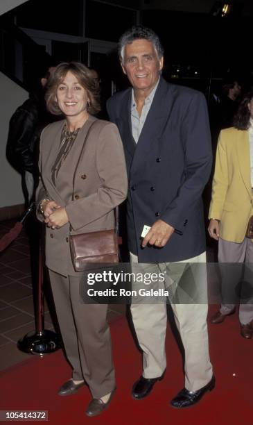 David Hedison and wife during "The Sheltering Sky" Los Angeles Screening at AMC Century 14 Cinema in Century City, California, United States.