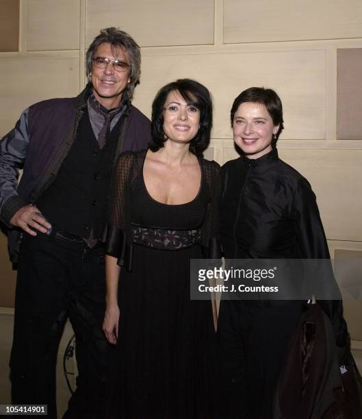 Tommy Tune, Catherine Malendrino and Isabella Rossellini