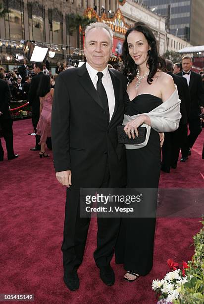 Rolf Mittweg of New Line and Julie Ruthenbeck during The 77th Annual Academy Awards - Executive Arrivals at Kodak Theatre in Hollywood, California,...