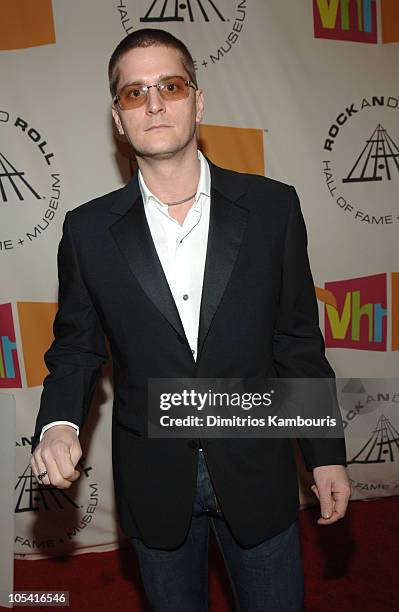 Rob Thomas during 20th Annual Rock and Roll Hall of Fame Induction Ceremony - Arrivals at Waldorf Astoria in New York City, New York, United States.