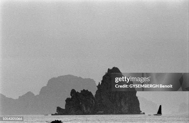 Vietnam, 1989 --- La baie d'Halong.