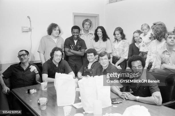 Etats Unis, Nashville , 1981 --- Les condamnés à mort du pénitencier de Nashville se retrouvent chaque trimestre pour dîner ensemble avec leurs...