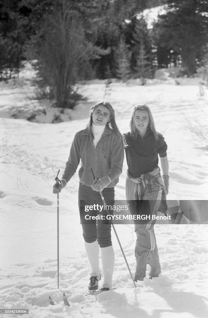 Pour Les Fetes De Fin D'Annee, Les Trois Soeurs Hemingway, Mariel, Margaux Et Muffet Rejoignent Leurs Parents Dans Le Chalet Familial Des Montagnes Rocheuses