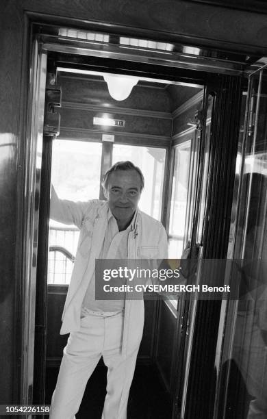 Cannes, France, mai 1982 -- La 35ème édition du Festival de Cannes s'est déroulée du 14 au 26 mai 1982. Jack LEMMON, acteur et réalisateur américain,...