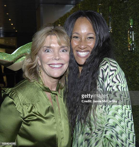 Judy Licht and Cynthia Garrett during Bacardi Big Apple Goes High Style at Time Warner Center in New York City, New York, United States.