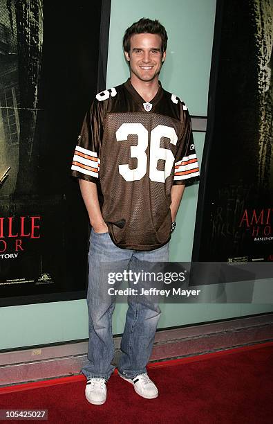 Eddie McClintock during "The Amityville Horror" World Premiere - Arrivals at Arclight Cinerama Dome in Hollywood, California, United States.