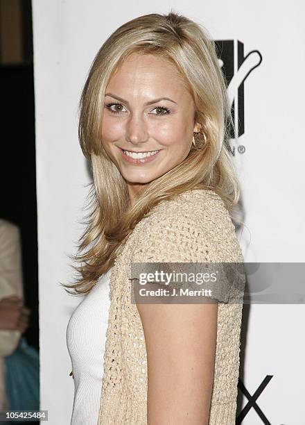 Stacy Keibler during Next Generation Xbox Revealed - Arrivals in Los Angeles, California, United States.