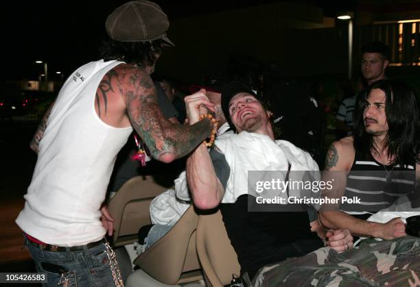 Tommy Lee of Motley Crue and Tim Commerford of Audioslave