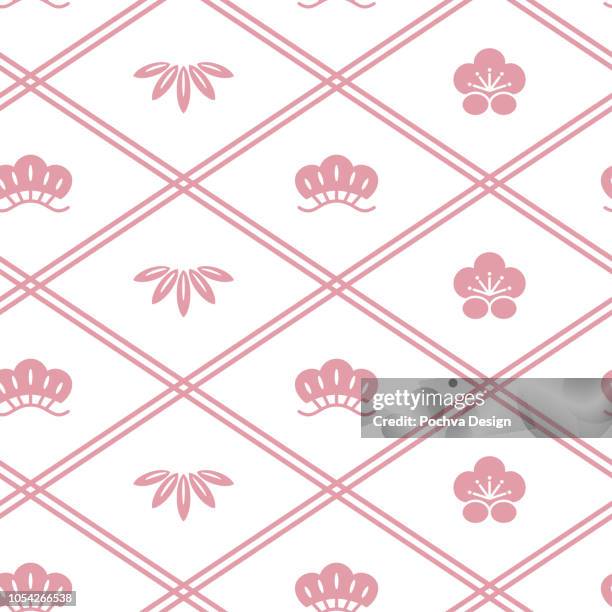 Japanese Traditional Seamless Pattern High-Res Vector Graphic