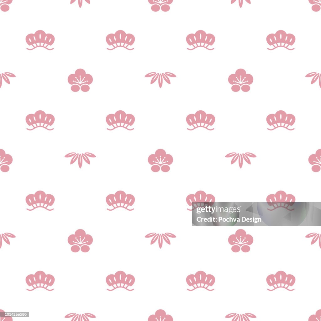 Japanese traditional seamless pattern