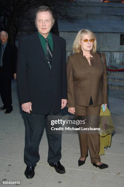 Christopher Walken and wife Georgianne Walken during 4th Annual Tribeca Film Festival - Vanity Fair Party at New York Supreme Court in New York City,...