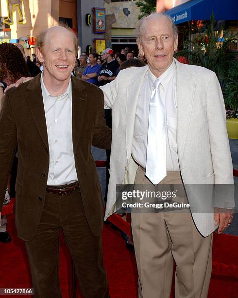 Rance Howard and Ron Howard during "Cinderella Man" Los Angeles Premiere - Arrivals at The Gibson Amphitheatre in Universal City, California, United...