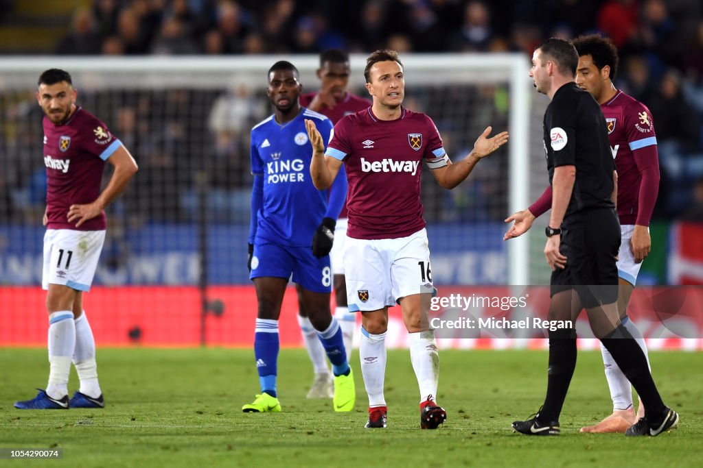 Leicester City v West Ham United - Premier League