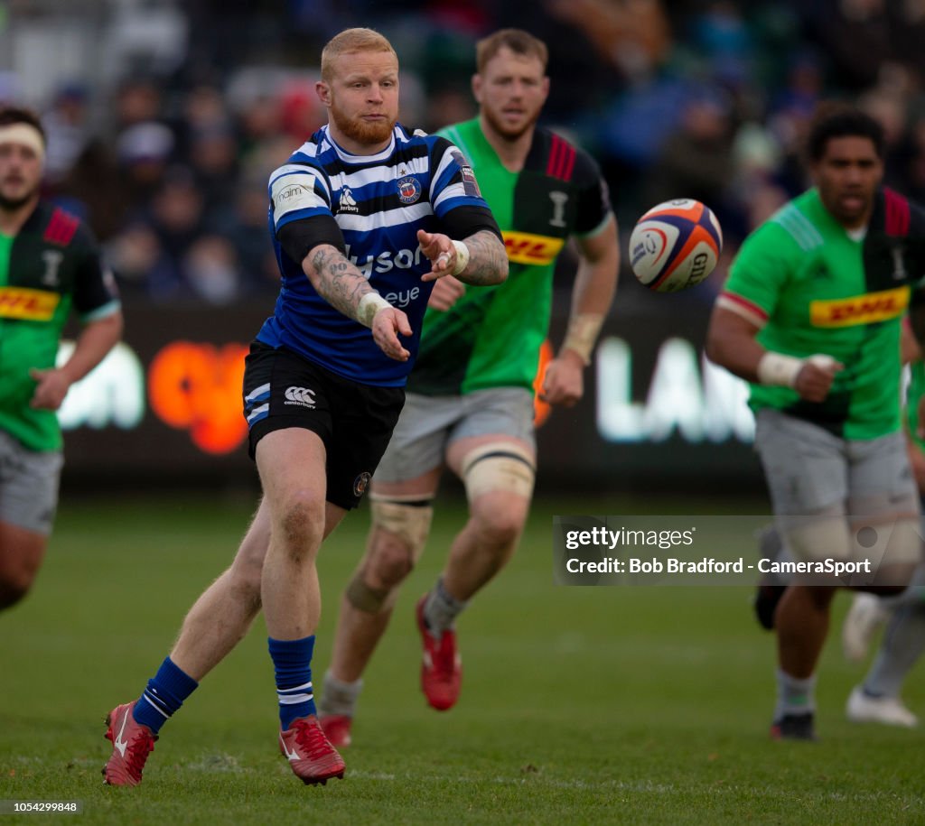 Tom Rugby Bath Bath Rugby's Tom Homer in action during the Premiership Rugby Cup ...
