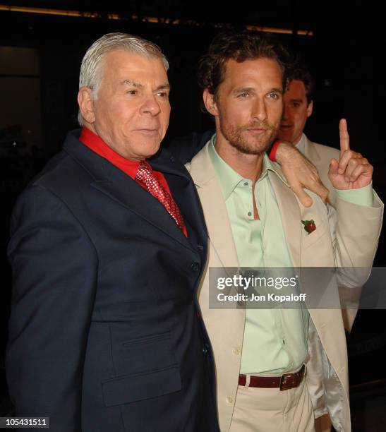 Agent Ed Limato and Matthew McConaughey during "Sahara" Los Angeles Premiere- Arrivals at Grauman's Chinese Theater in Hollywood, California, United...