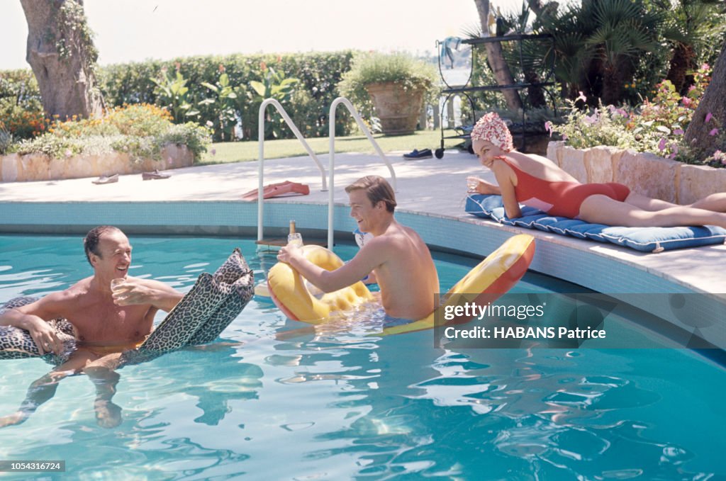 David Niven En Vacances Sur La Cote D'Azur