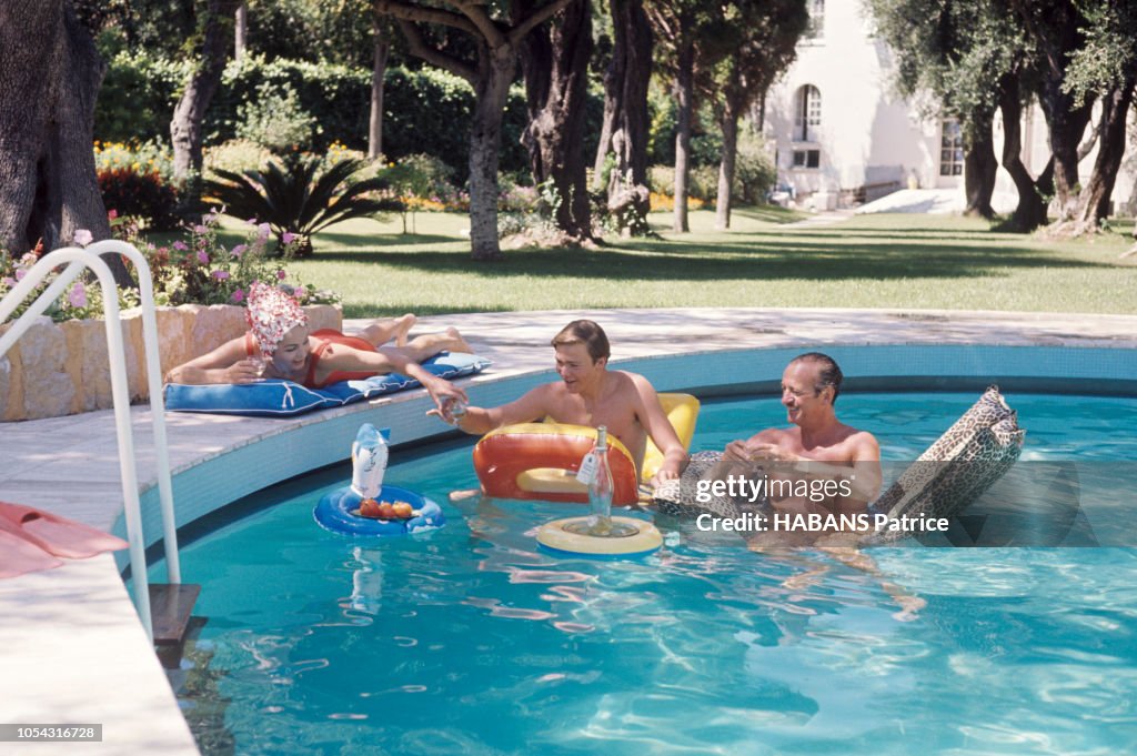 David Niven En Vacances Sur La Cote D'Azur
