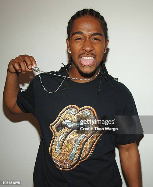 Omarion during Omarion Visits MTV's "TRL" - May 20, 2005 at MTV Studios - Times Square in New York City, New York, United States.