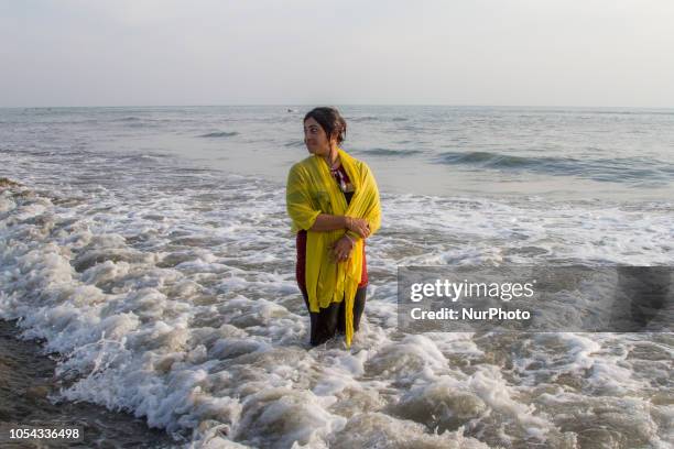 Coxs Bazaar, Bangladesh, on October 20, 2018. Coxs Bazaa sea beach is longest and safest beach in the world. Every year thousands of tourists around...