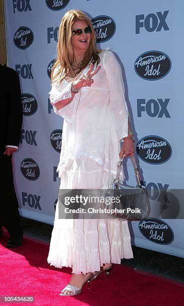 Kirstie Alley during "American Idol" Season 4 - Finale - Arrivals at The Kodak Theatre in Hollywood, California, United States.