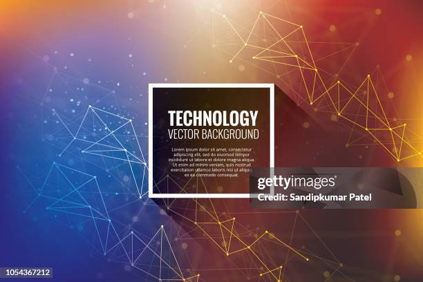abstract network background - virtual queue vector stock illustrations
