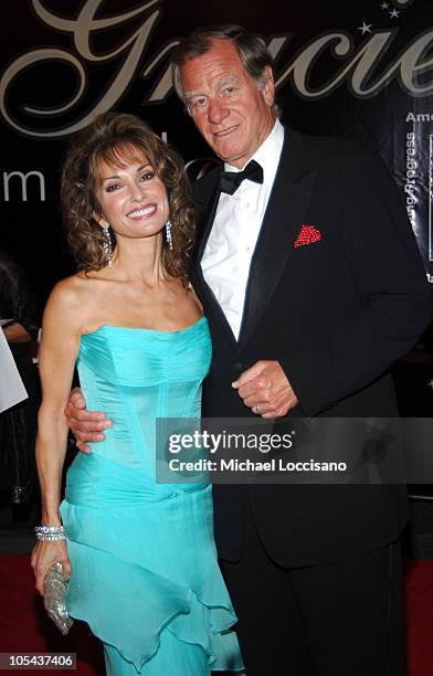 Susan Lucci and husband Helmut Huber during American Women in Radio & Television's 30th Annual Gracie Allen Awards at The Marriott Marquis in New...