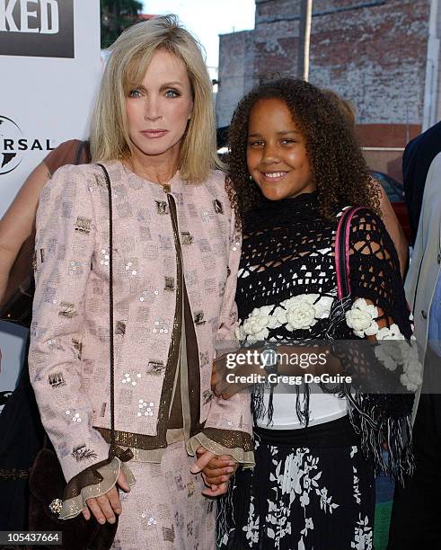 Donna Mills and daughter Chloe during "Wicked" Los Angeles Opening Night - Arrivals at The Pantages Theatres in Los Angeles, California, United...