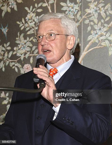 Roger Ebert during Chicago Organizations Host Party for Roger Ebert at The Peninsula Beverly Hills in Beverly Hills, California, United States.