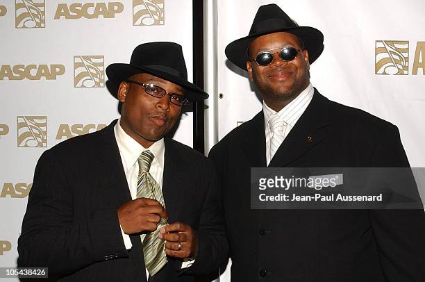 Terry Lewis and Jimmy Jam during ASCAP 18th Annual Rhythm & Soul Music Awards - Arrivals at Beverly Hilton in Beverly Hills, California, United...