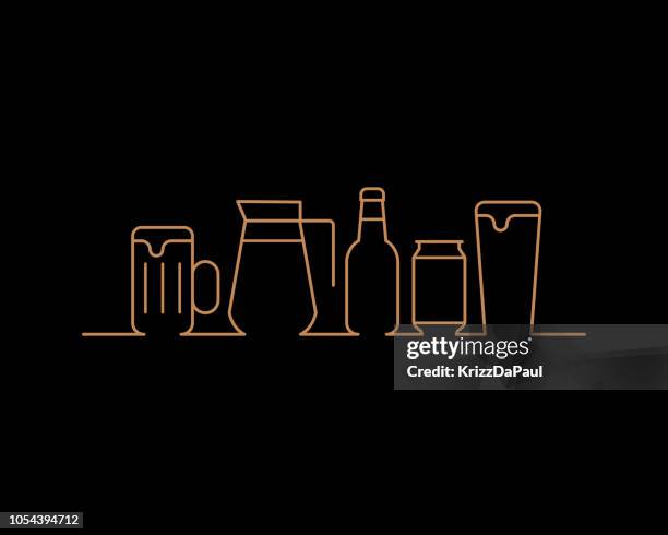 ilustraciones, imágenes clip art, dibujos animados e iconos de stock de festival de la cerveza - jardín de cerveza