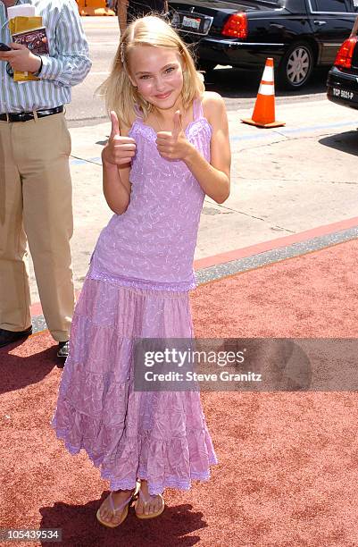 Annasophia Robb during "Charlie and the Chocolate Factory" Los Angeles Premiere - Arrivals at Chinese Theatre in Hollywood, California, United States.