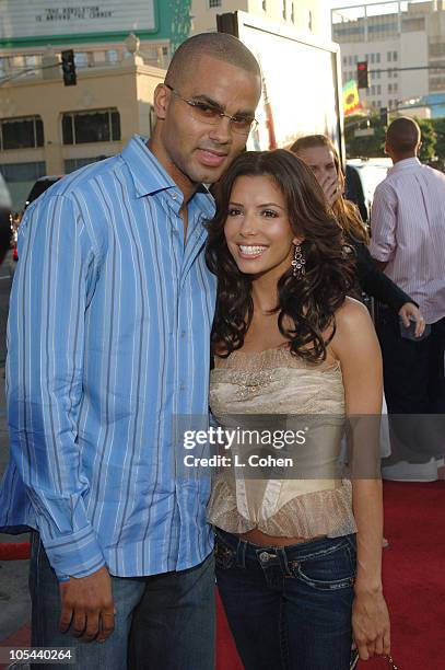 Tony Parker and Eva Longoria during "The Dukes of Hazzard" Los Angeles Premiere - Red Carpet at Grauman's Chinese Theatre in Los Angeles, California,...