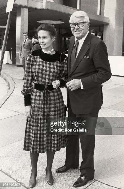 Cary Grant and Barbara Harris during Princess Grace Foundation Fundraising Gala at State Department in Washington D.C., Washington D.C., United...