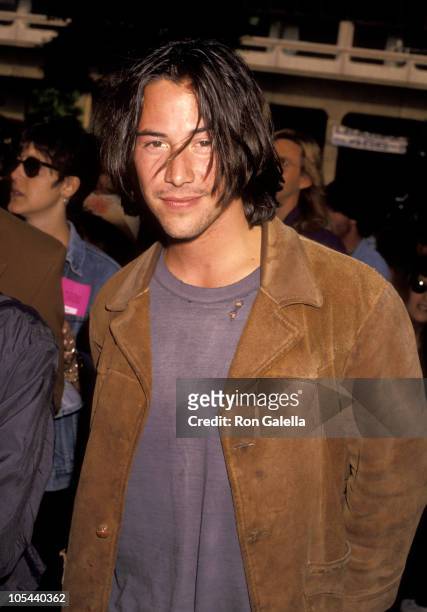 Keanu Reeves during "Bill & Ted's Bogus Journey" Hollywood Premiere at Hollywood Palladium in Hollywood, California, United States.