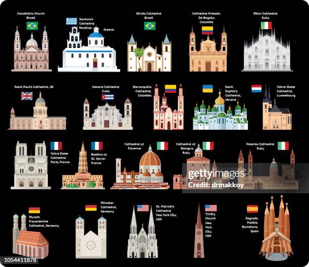 cathedrals - munich 2018 stock illustrations