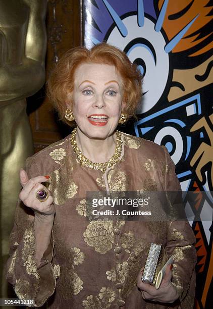 Arlene Dahl during The Academy of Motion Picture Arts & Sciences 2004 Oscar Night Party at Le Cirque 2000 in New York City, United States.