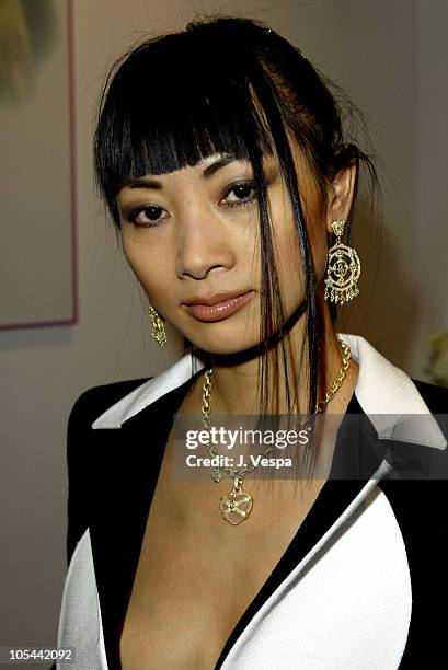 Bai Ling during Mercedes-Benz Fall 2004 Fashion Week at Smashbox Studios - Day 1 at Smashbox Studios in Culver City, California, United States.