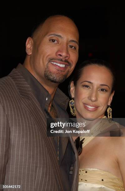 Dwayne 'The Rock' Johnson and Wife Dany Johnson during "Walking Tall" Premiere at Grauman's Chinese Theatre in Hollywood, CA, United States.