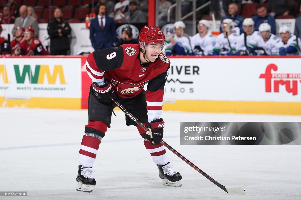 Vancouver Canucks v Arizona Coyotes