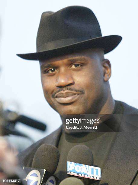 Shaquille O'Neal during 1st Annual Palms Casino Royale to Benefit The Lakers Youth Foundation at Barker Hangar in Santa Monica, California, United...