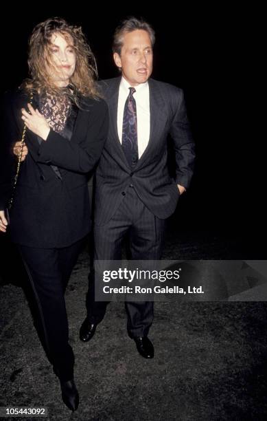 Michael Douglas and Diandra Douglas during Muse Film Productions Benefit Screening of "Degenerate Art" at Lincoln Center Theatre in New York City,...