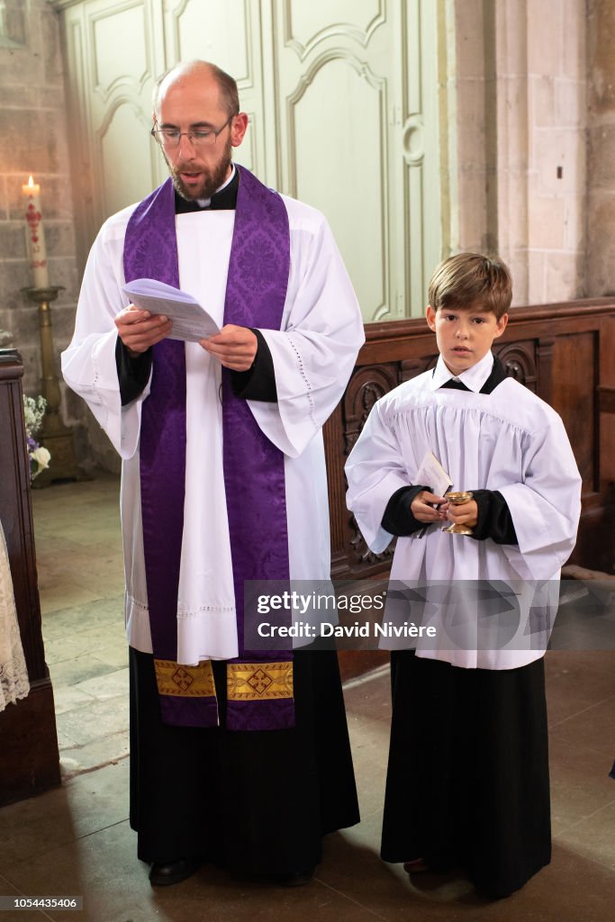 Christening Of Princess Jacinthe Of Orleans In Dreux