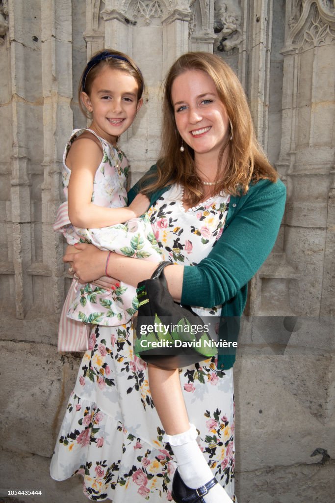 Christening Of Princess Jacinthe Of Orleans In Dreux
