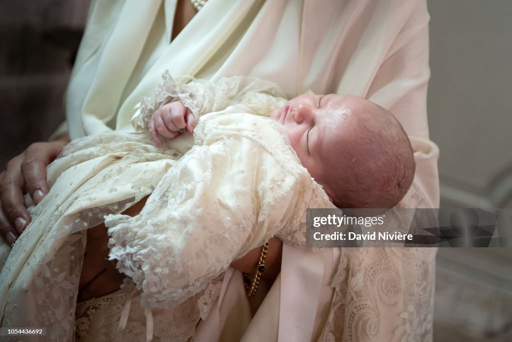 Christening Of Princess Jacinthe Of Orleans In Dreux