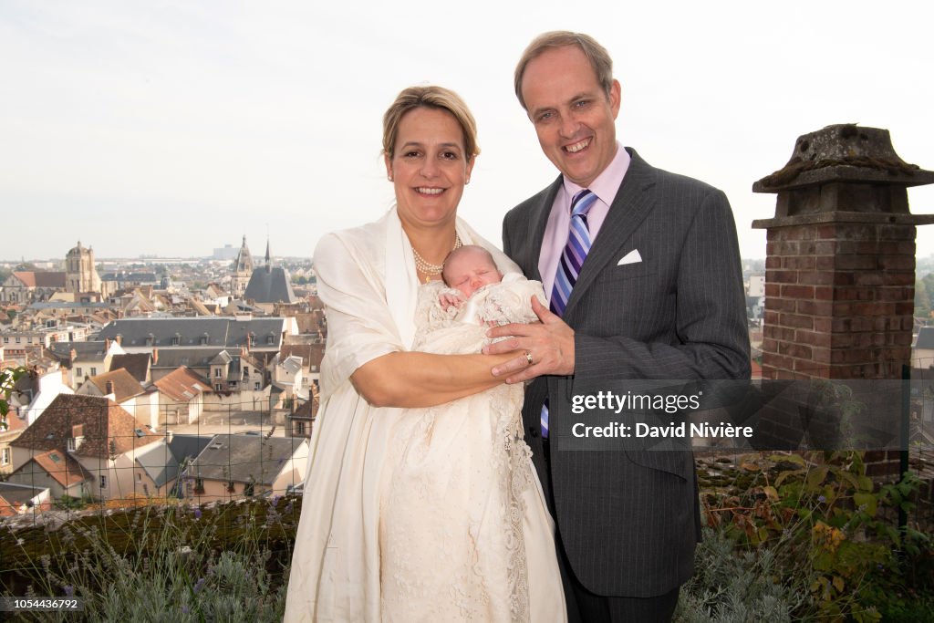 Christening Of Princess Jacinthe Of Orleans In Dreux