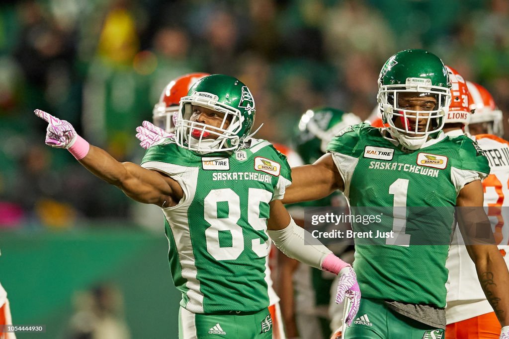 BC Lions v Saskatchewan Roughriders