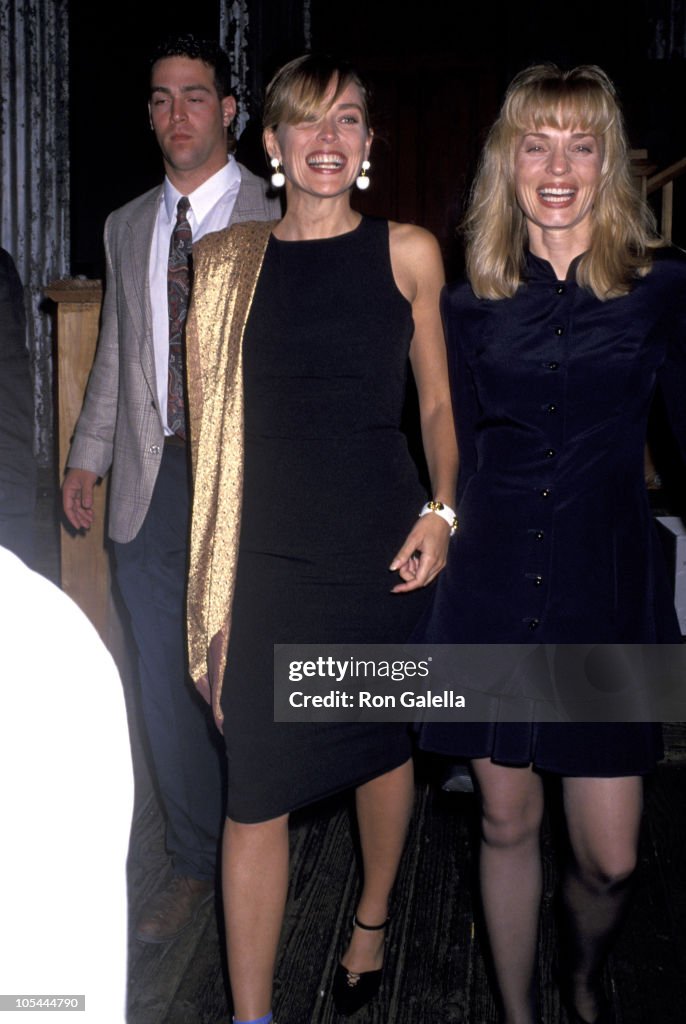 Sharoon Friend Sharon Stone and friend Mimi during Party For The Release of