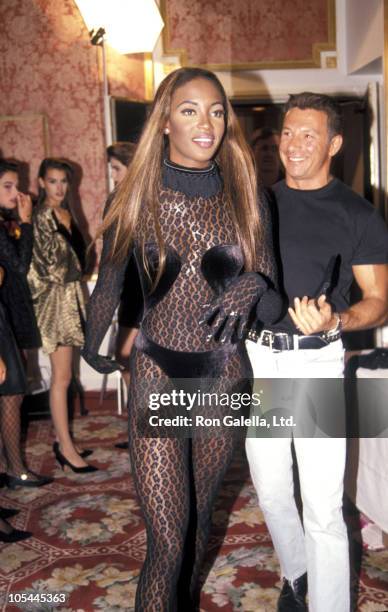 Naomi Campbell during Maybelline Presents 1991 Look of the Year at Plaza Hotel in New York City, New York, United States.