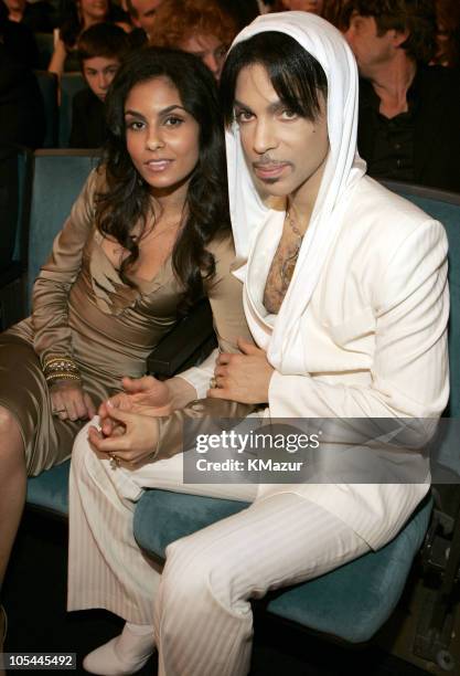 Prince and Manuela Testolini during 31st Annual People's Choice Awards - Backstage and Audience at Pasadena Civic Auditorium in Pasadena, CA, United...