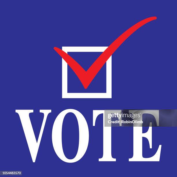 vote icon - vote sign stock illustrations